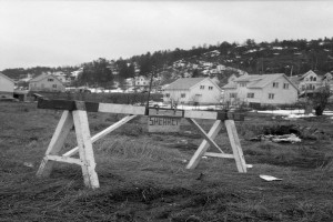 Bilde av Vesterøyveien etter fyllingen